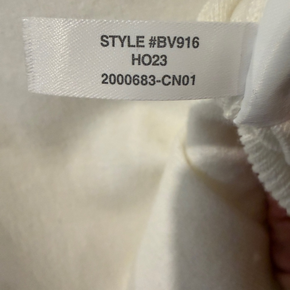 J Crew Heritage White Cotton Tipped Sweater-Polo - Picture 5 of 6